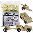TimMee Combat Patrol Willys & Artillery - Tan 4pc Playset USA Made