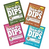 Dan-O&rsquo;s Dips Variety Pack (4 Pack) &ndash; Ranch, Mexi-Ranch, French Onion &amp; Dill Dip Mixes &ndash; All-Natural Seasoning Packets &ndash; Just Add Sour Cream or Greek Yogurt &ndash; No Artificial Ingredients