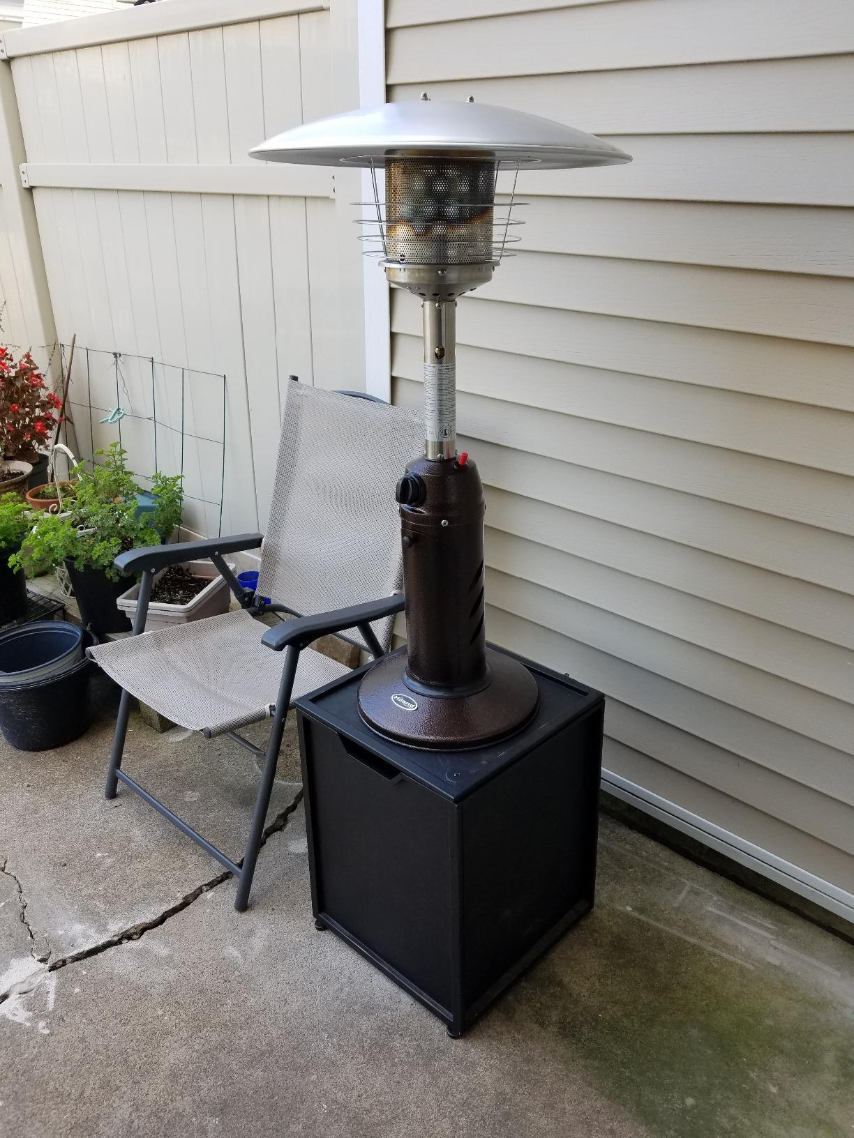 20/mo Finance Hiland HLDS032B Portable Table Top Patio Heater