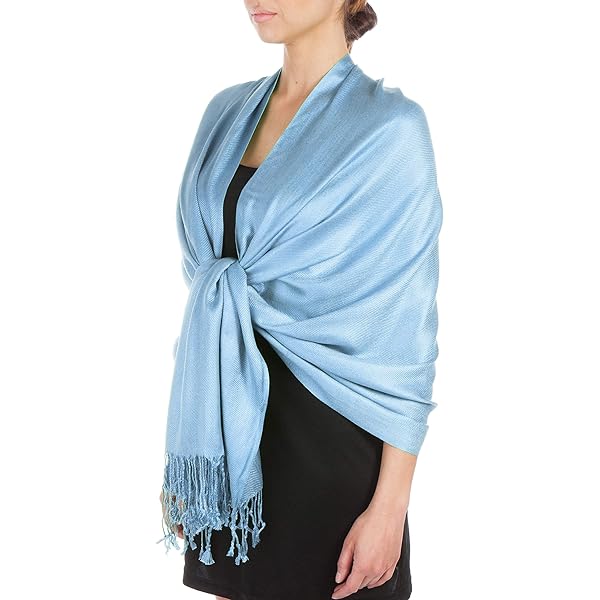 Pashmina Bleu Marine - Étole Cachemire Soie Pashmina Bleu Marine - Étole Cachemire Soie