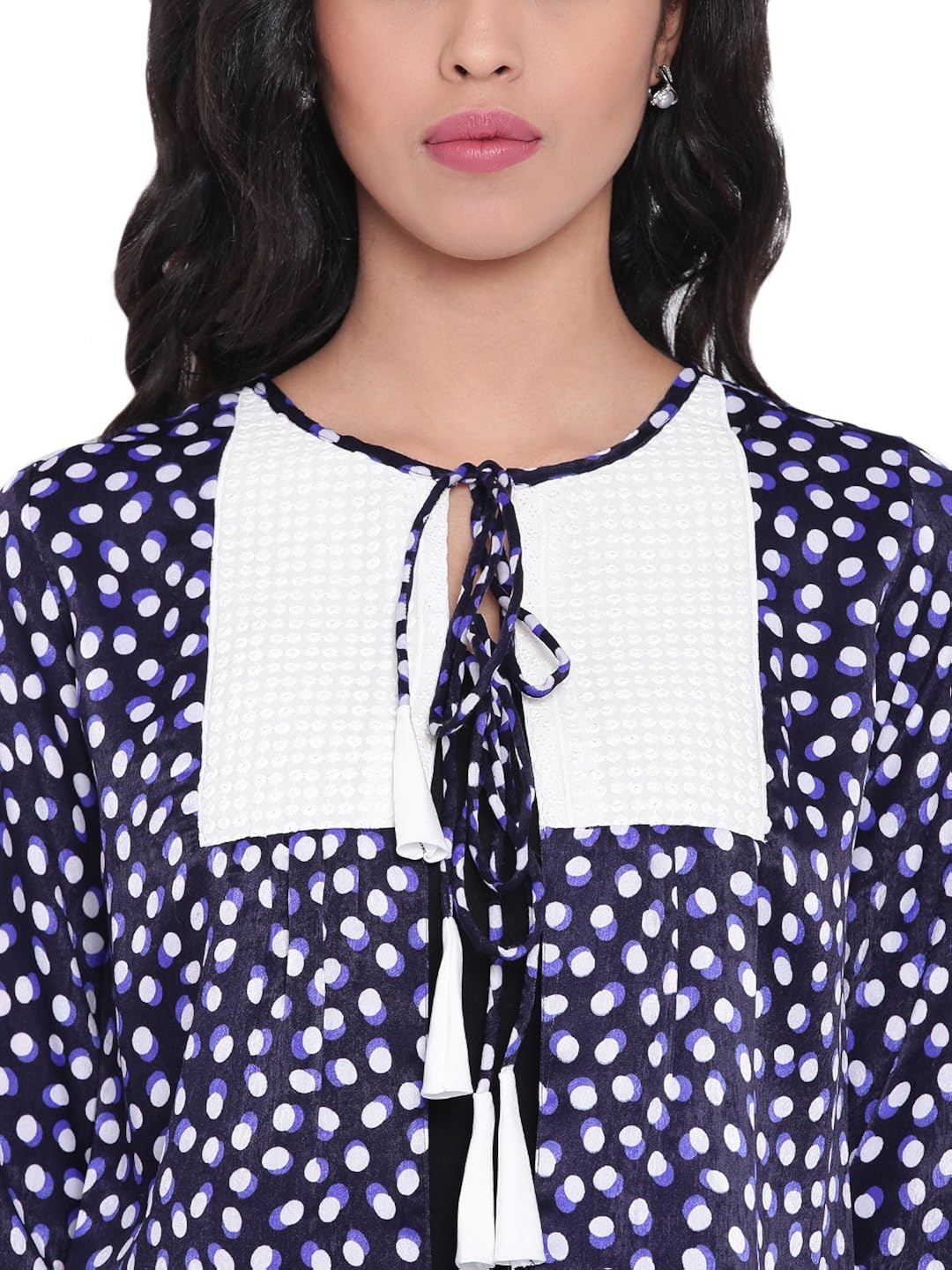 fabnest women's crepe gilet