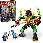 LEGO NINJAGO Lloyd’s Elemental Power Mech Customizable Battle Toy with 3 Ninja Action Figures, Adventure Playset for Boys and Girls, Ninja Gift Idea for Kids Ages 7 and Up, 71817