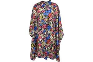 PELOCAPA Salon Cape for Women, Hair Cutting Cape with Snaps, Professional Large Barber Stylist Hairdressing Gown- 63”× 56”