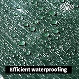 KAV 4 x 6 ft Green Tarpaulin 120 GSM Waterproof Eyelets Heavy Duty Cover view 6