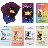 Fofeadm Tarot Cards for Beginners with Guide Book, Classic Tarot Cards with Meanings on Them, Tarot Decks for Tarot Learners
