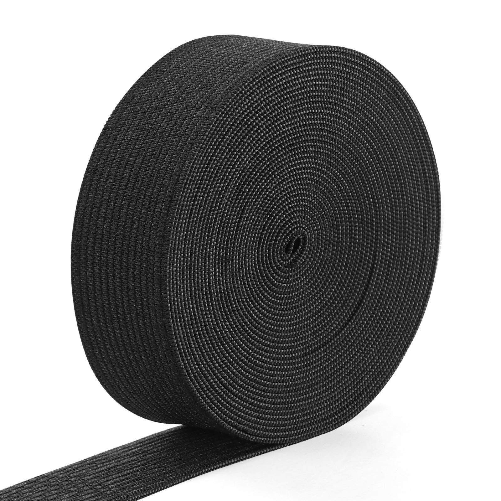 5 Meters Heavy Stretch Knit Elastic Band (Black, 5MX30MM)