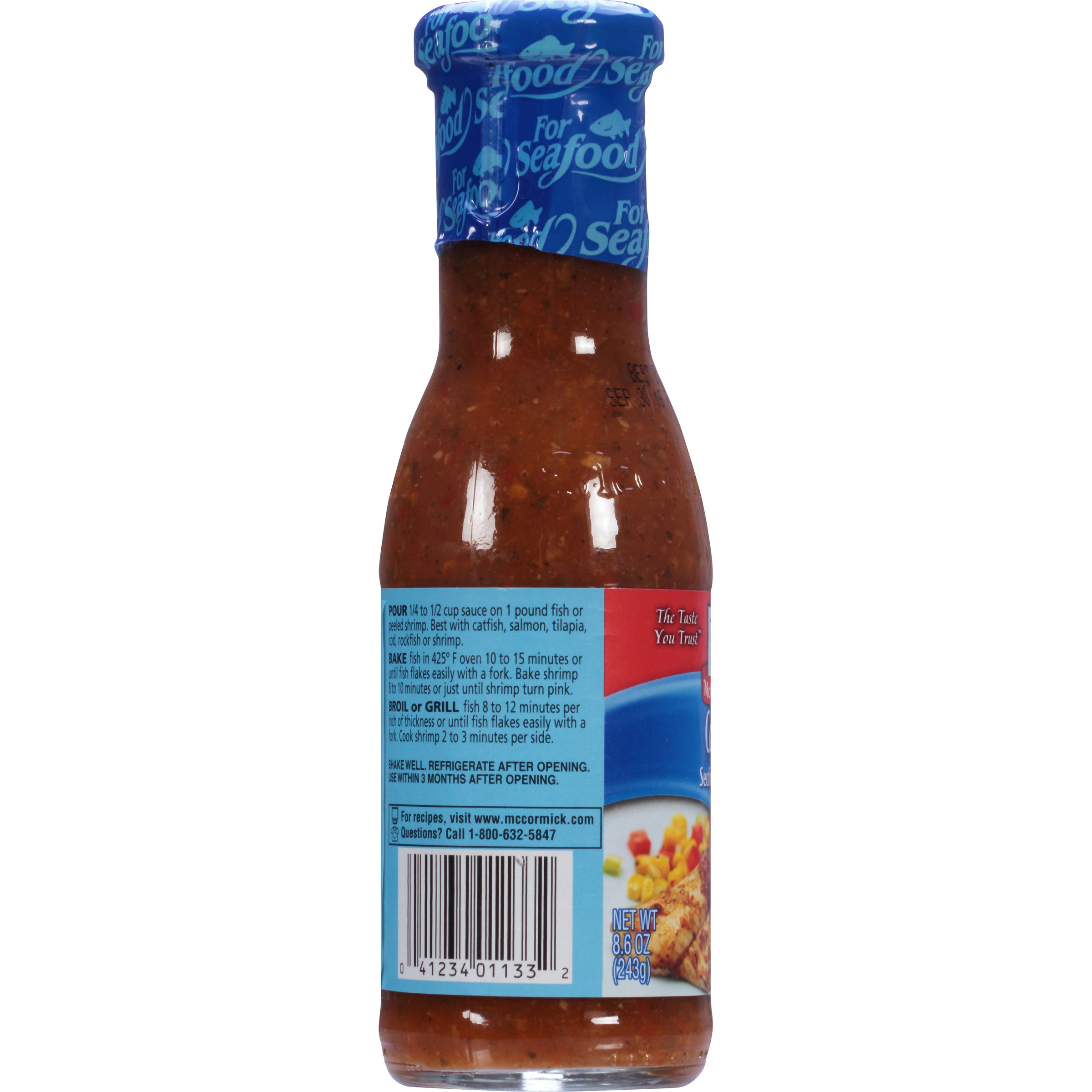 McCormick Golden Dipt Cajun Seafood Sauce, 8.6 oz (Case of 6