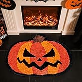 Halloween Bathroom Rug 23.*14in Bathrooms Decor Front Door Mat Carpet for Shower Home Bedroom