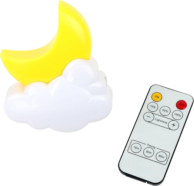 Moon Plugin Remote Control Led Night Light Decorative Nite