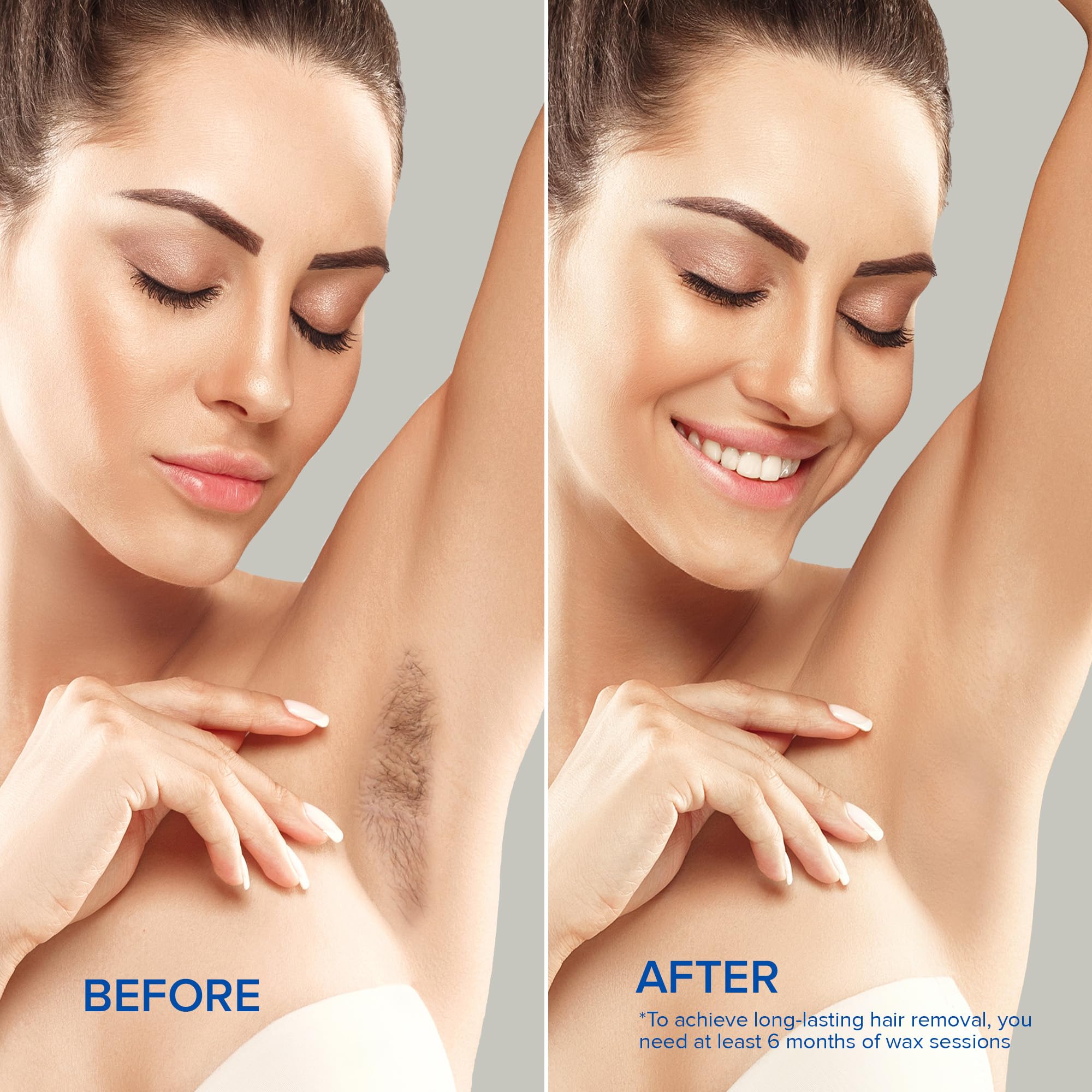 MAREE Hard Wax Beads - Hair Removal Kit with Marine Collagen Shea Butter & Aloe Vera - Body & Bikini - For Sensitive Skin - 450G