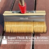 PIMEKOY 60 in Decking Brush Set with 6 in Long Handle and 3 in Brush view 2