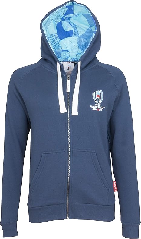 navy zipped hoodie ladies