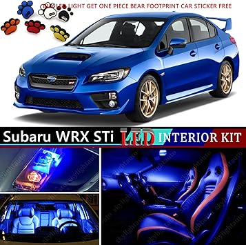 Amazon Com 10pcs Led Premium Blue Light Interior Package Deal For