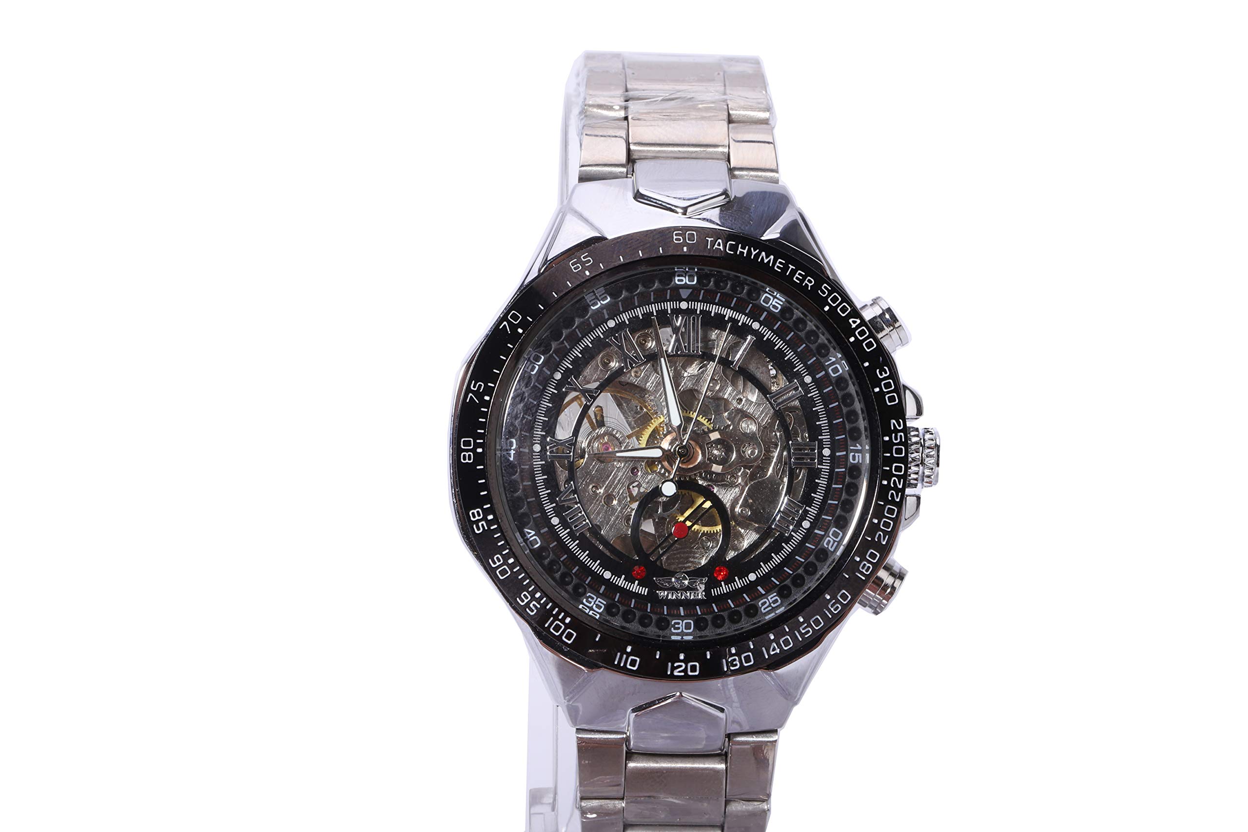 Yoodeet Russian Skeleton Watches Automatic SelfWind Mechanical Watches
