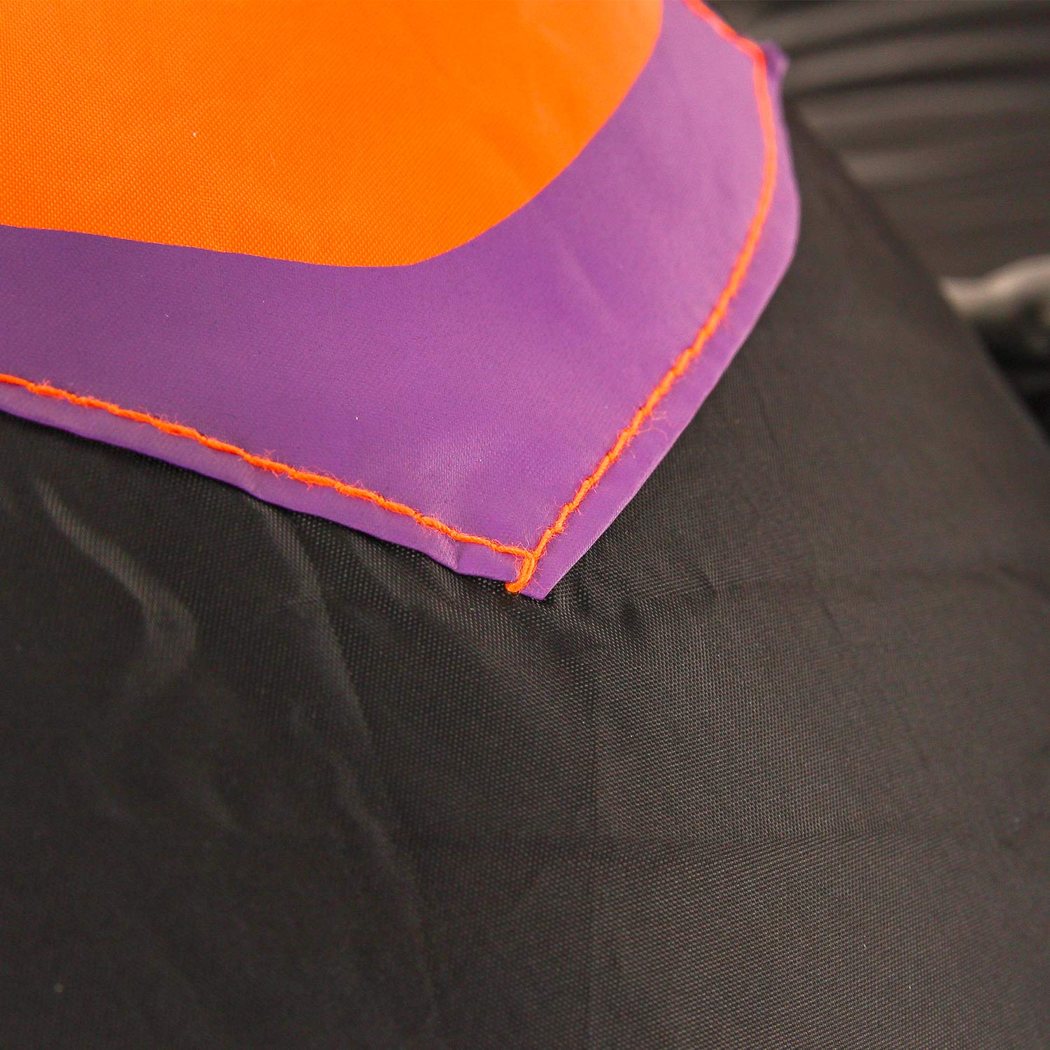 Halloween Haunters 7 Foot Inflatable Scary Black Cat with LED Lights Indoor Outdoor Yard Lawn Prop Decoration - Spooky Kitty Face and Eyes Blow Up Haunted House Party Display