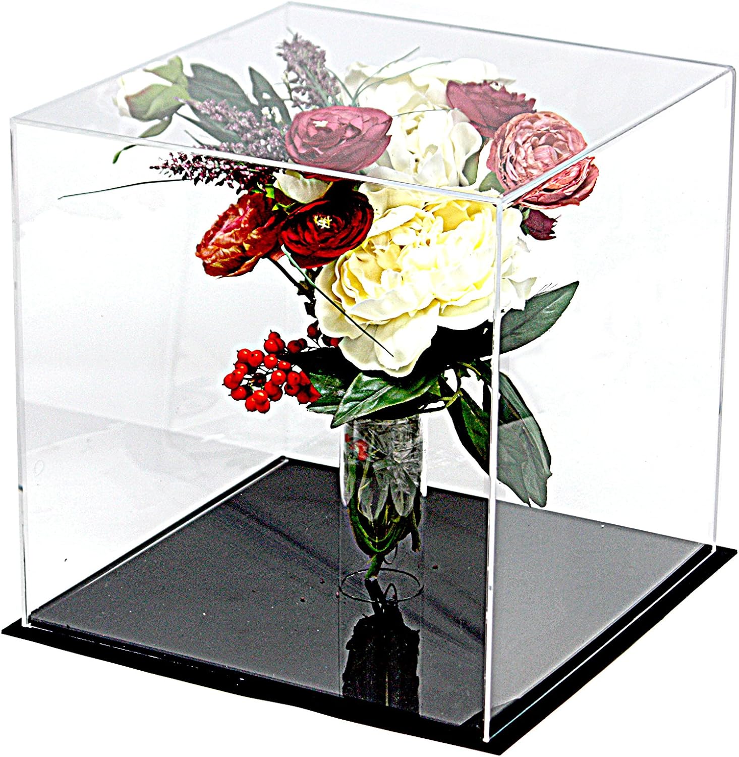 Deluxe Clear Acrylic Collectible Wedding Flower Bouquet