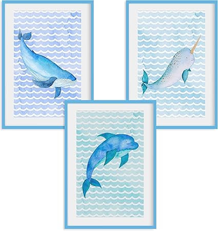 Happywords Jeu De 3 Images Din A4 Sans Cadre Photo Images Pour Chambre D Enfant Chambre De Bebe Pour Garcons Et Filles Motifs Animaliers Amazon Fr Cuisine Maison