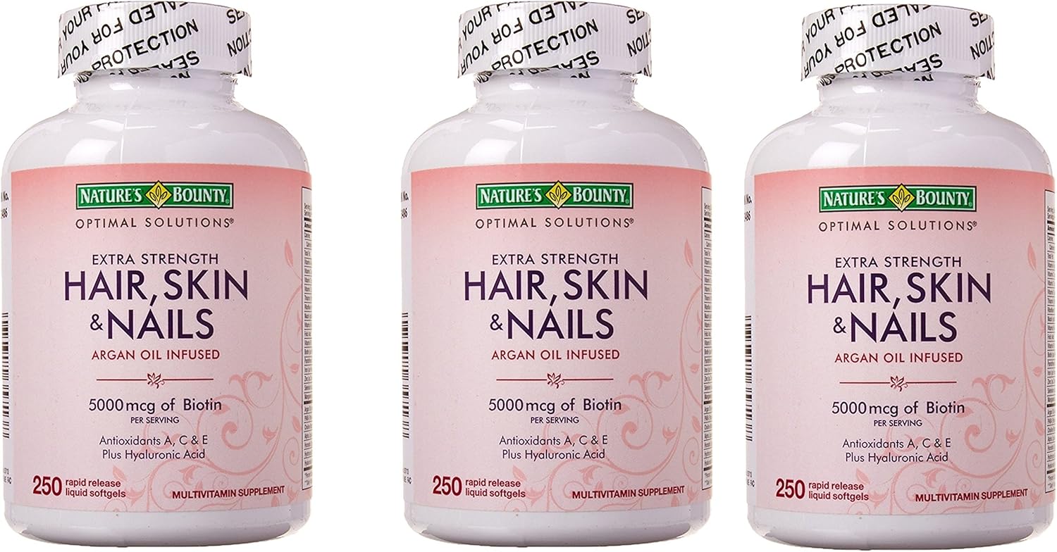 Amazon Com Natures Bounty Extra Strength Hair Skin Nails Health
