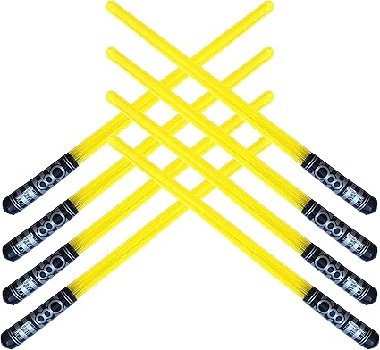 yellow lightsaber toy