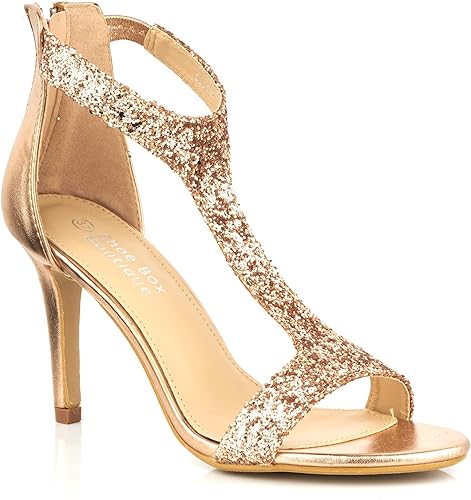 rose gold shoes and bag uk