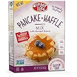 Enjoy Life Baking Mixes, Soy-free, Nut-free, Gluten-free, Dairy-free, Non-GMO, Vegan, Pancake + Waffle Mix, 16 Ounce Box