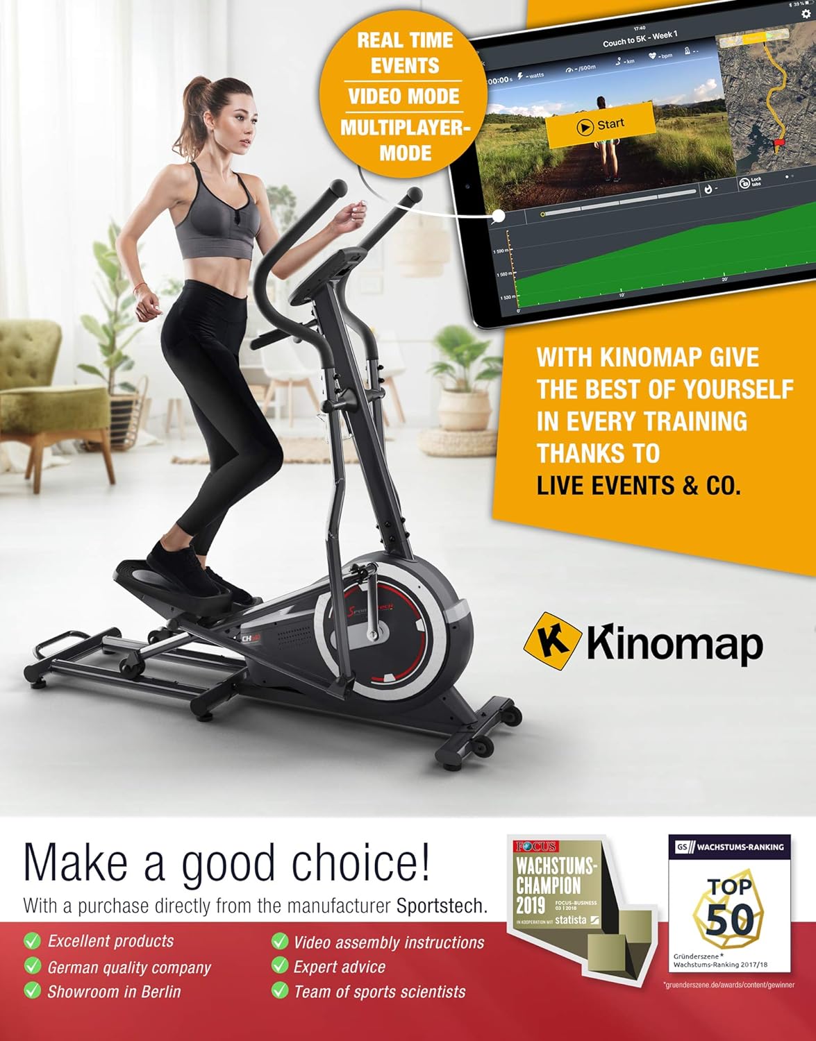 Sportstech Cx640 Elliptical Cross Trainer Compatible With