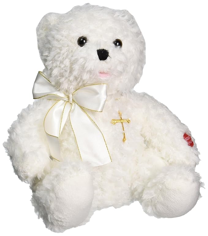 Chantilly Lane 14" Jordan White Bear Sings Jesus Loves Me
