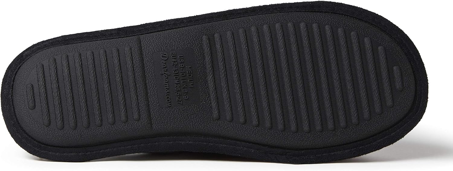  | Dearfoams Men's Papa Bear Buffalo Plaid Scuff Slipper | Slippers