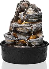 BTGGG Indoor Fountains Rolling Ball LED Light 20.5x20.5x25cm 3 Pin UK Plug view 1