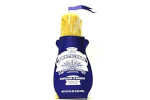 Benedetto Cavalieri Capellini D'Angelo Semolina Pasta - 17.6 oz (Pack of 2)