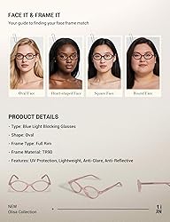 TIJN Olisa Blue Light Blocking Glasses for Women
