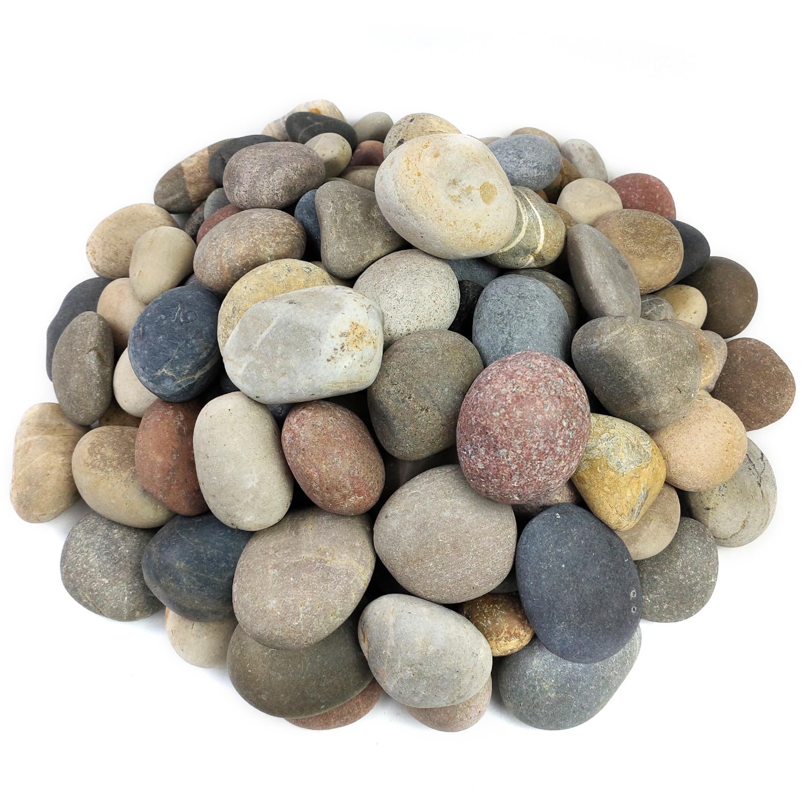 Photo 1 of FANTIAN 20 lbs Large River Rocks for Outdoor Landscaping, 3-4 Inch Decorative Pebbles for Landscaping Garden Yard Paving Fish Tank Plant Crafting Walkways and Painting