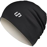 HASAGEI Thermal Running Hat - Men's Women Skull Cap Cycling Cap Under Helmet