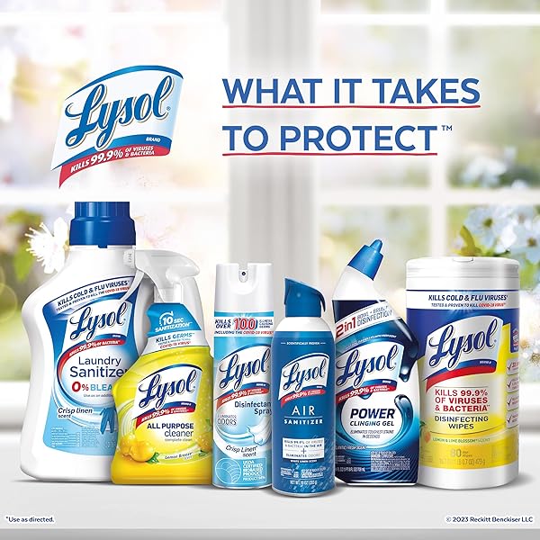 LYSOL CLEAN & FRESH MULTI-SURFACE CLEANER, LEMON & SUNFLOWER, 144OZ
