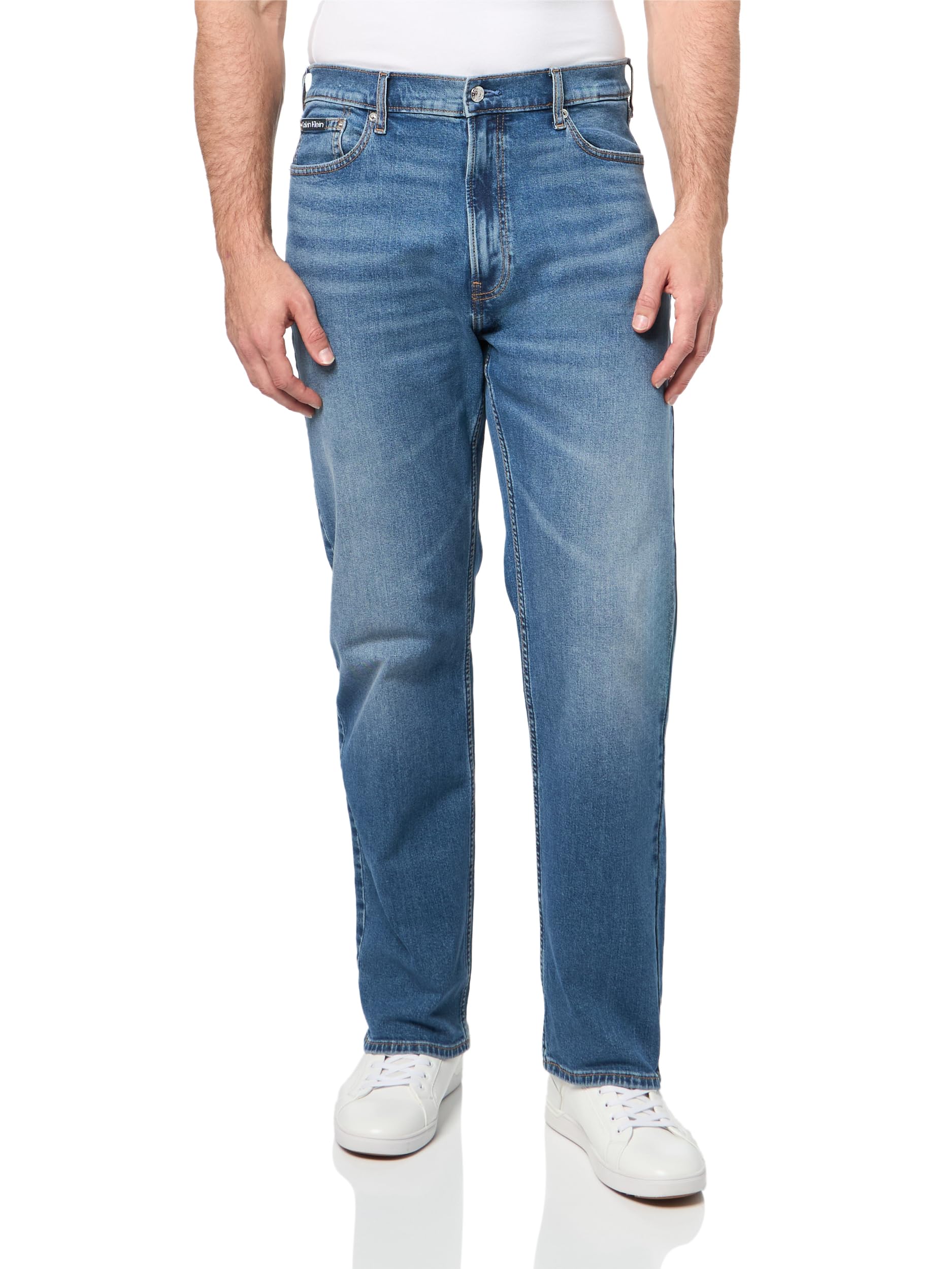 Calvin Klein Men's Straight High Stretch Jeans Image