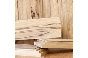 CHEROKEE WOOD PRODUCTS 3/4” x 6” x 12” Black Limba Solid Hardwood Unfinished for Crafts, DYI, Scroll Saw, Woodworking and Laser Engraving (1pc)