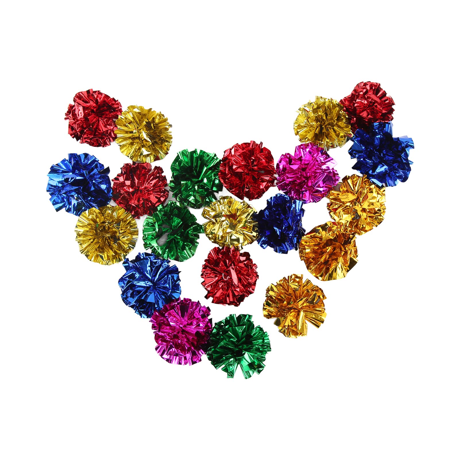 Crinkle Balls for Cats, 30 Packs Pet Crinkle Ball for Playing and Exercising