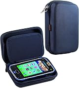 Navitech Dark Blue Travel Hard Case Cover for Vtech Kidicom Advance Learning view 1