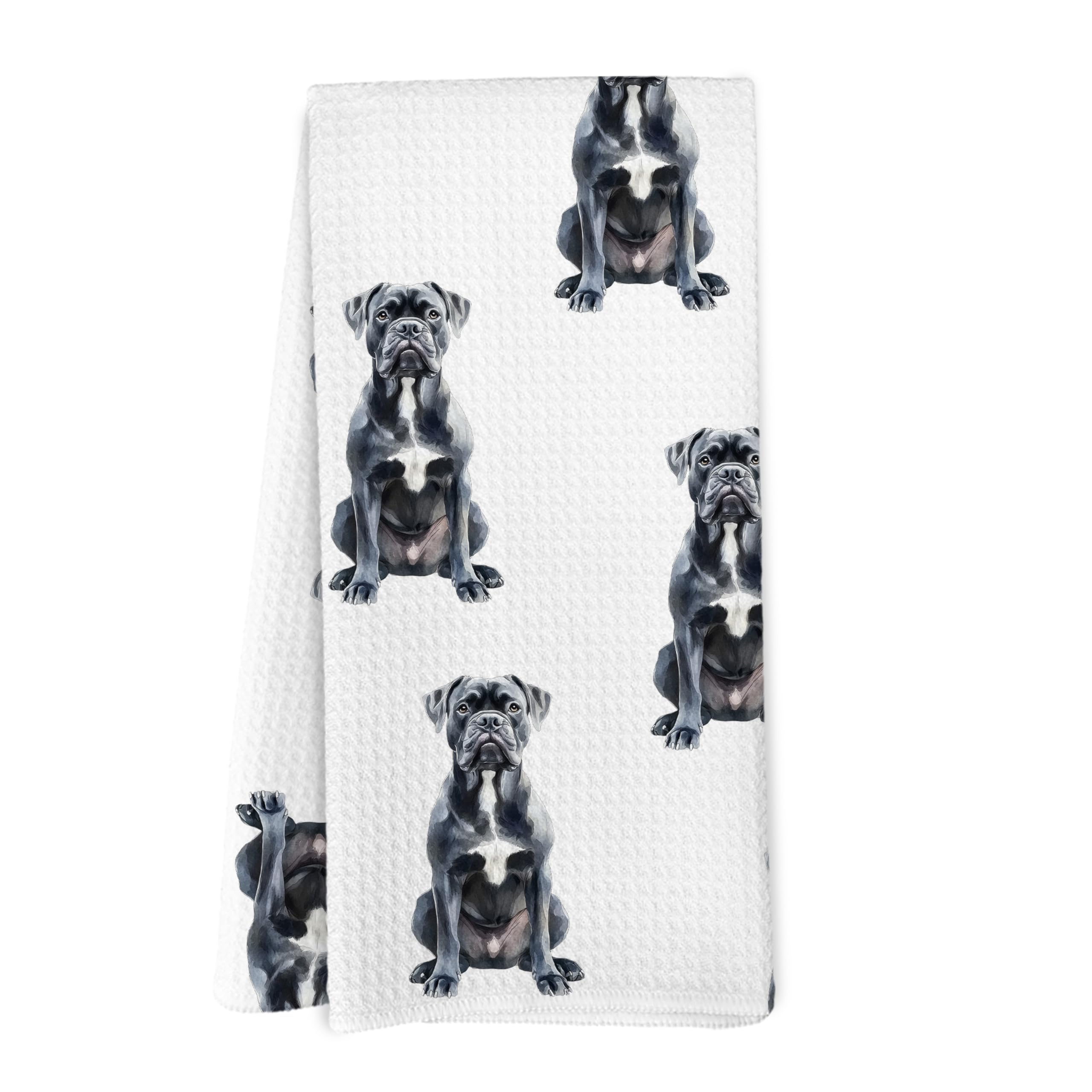 Yorhifa Cane Corso Gifts Kitchen Dish Towels, Cane