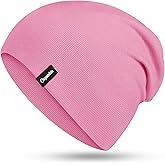 Cuyankin Slouchy Beanie for Men Women Soft Cotton Chemo Headwear Lightweight Running Beanie Hats for Daily and Sport