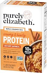Purely Elizabeth Maple Cinnamon Roll Instant Protein Oatmeal, 7.6 Ounce