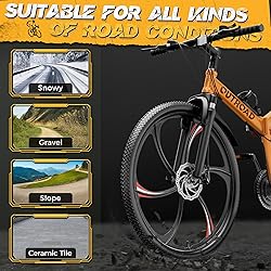 MarKnig 26 Inch Adult Folding Bikes/Mountain