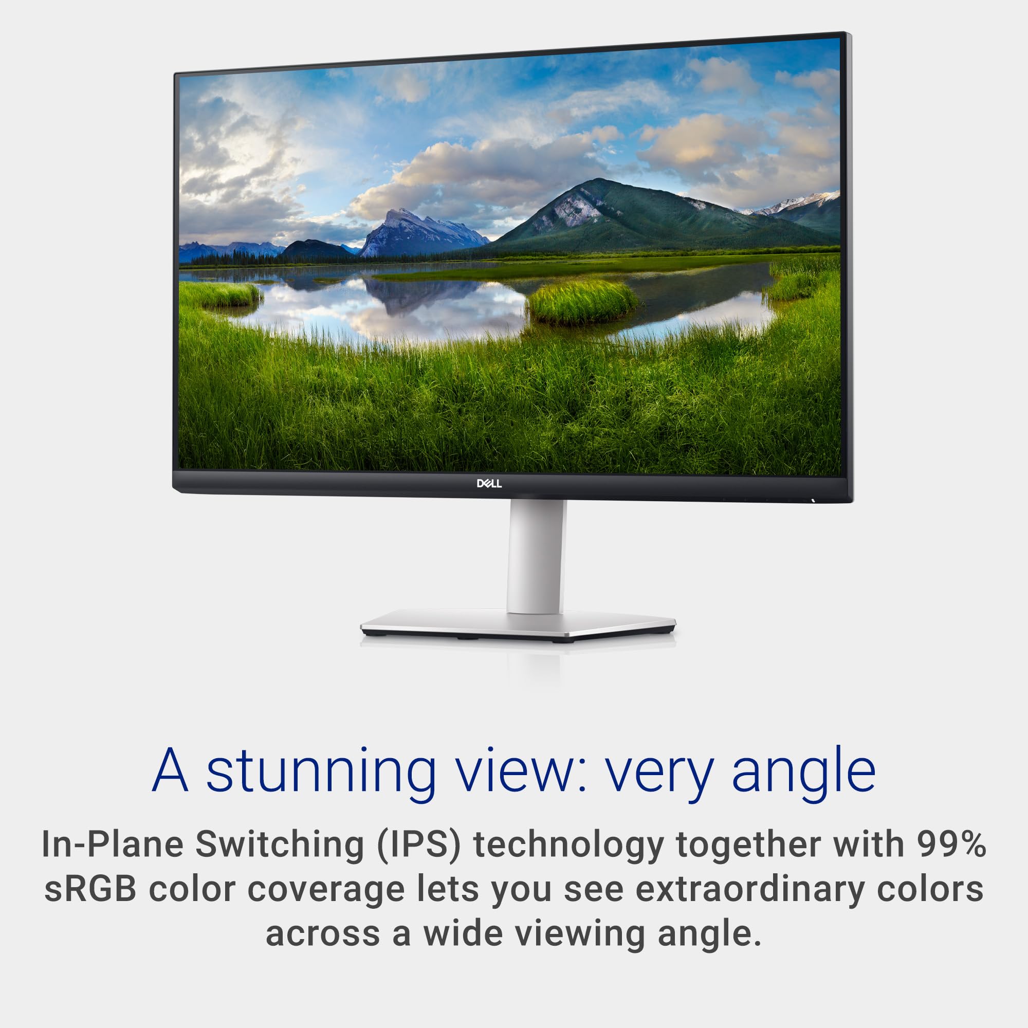 Dell S2721Qsa Connectivity Ports Including Hdmi And Displayport