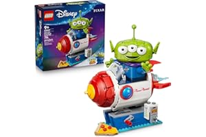 LEGO Disney and Pixar Toy Story Alien with Pizza Planet Rocket Ride - Building Toy for Girls & Boys, Ages 9+ - Disney Gift Id