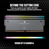 Corsair Dominator Titanium RGB DDR5 32GB 6000MHz CL30 AMD EXPO Intel XMP Grey view 3