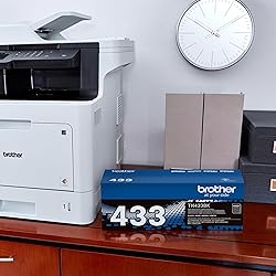 Brother Genuine TN433BK High Yield Toner-Retail