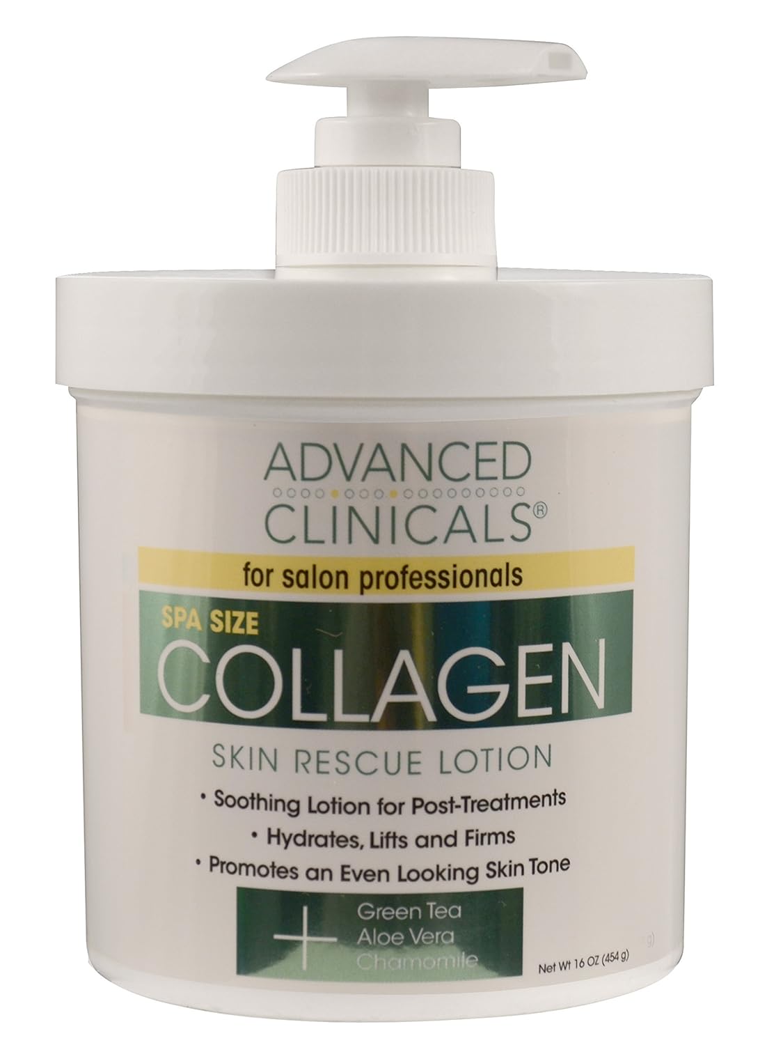 Advanced Clinicals Collagen Skin Rescue Lotion Hydrate, Moisturize