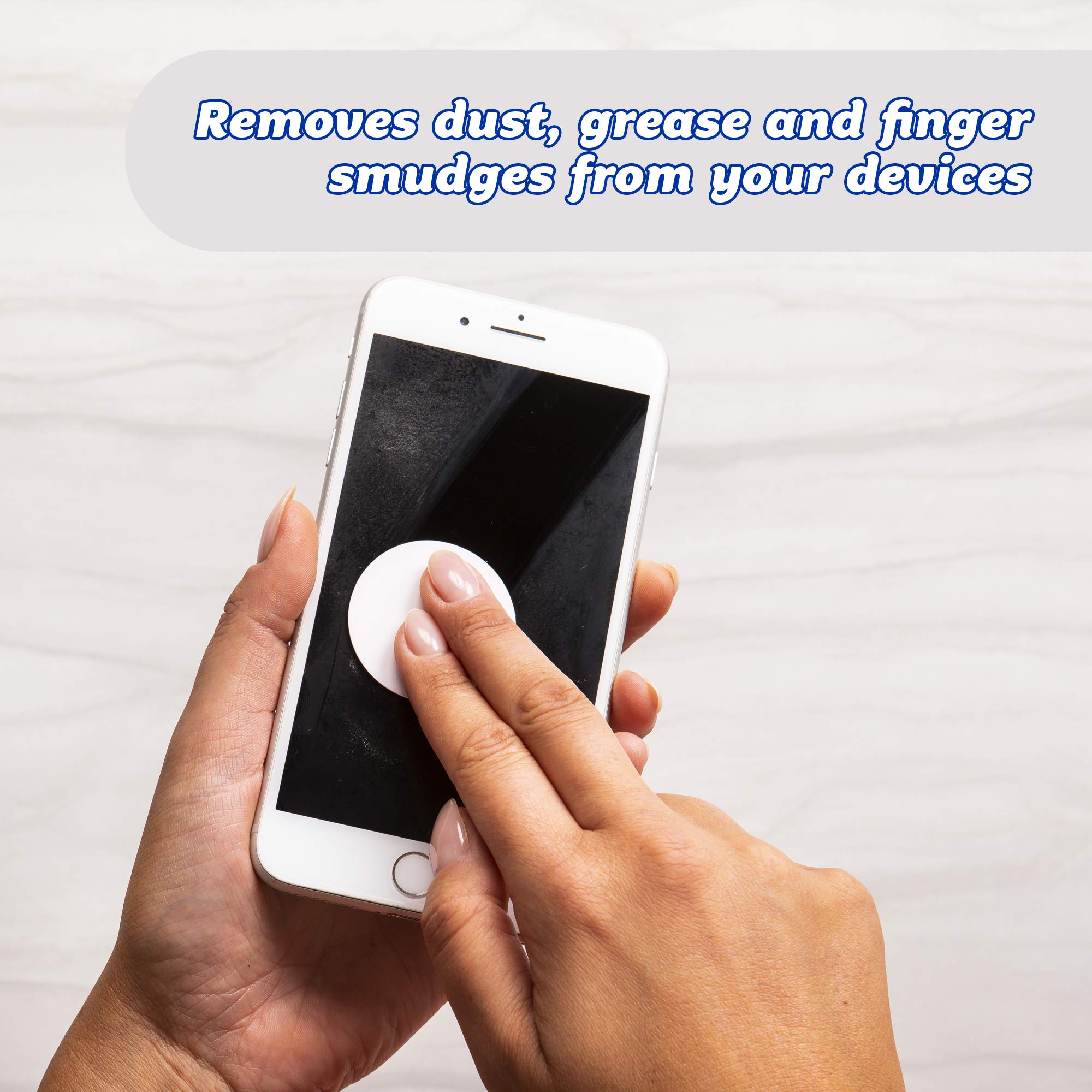 Scrub Daddy, Screen Daddy - Multi-color, Multi-use Microfiber Cleaning Pads for Electronic Screens With Convenient Storage, Scratch Free, Streak Free, Reusable and Washable, 3ct