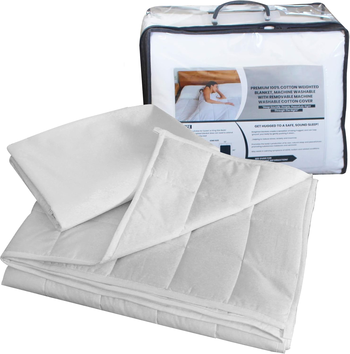 Amazon.com: Natural Blankets Free Removable Cotton Duvet Cover Included