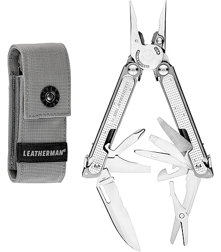 LEATHERMAN, FREE P4 Multitool with Magnetic Locking, One Size Hand 